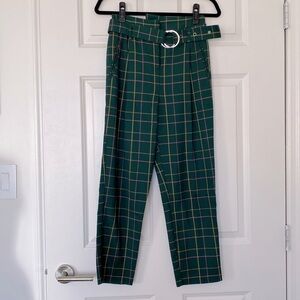 Topshop plaid pants